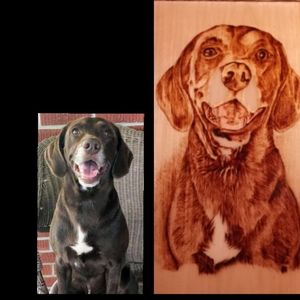 Custom gift .custom handmade portraits
